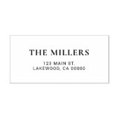 Tampon Auto-encreur Nom de famille élégant (Design)