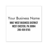 Tampon Auto-encreur Nom de l'entreprise Adresse de retour (Design)