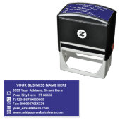 Tampon Auto-encreur Nom de l'entreprise Adresse Informations complètes (En situation)