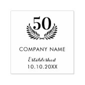 Tampon Auto-encreur Nom de l'entreprise année d'établissement (Design)