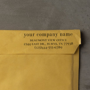 Tampon Auto-encreur Nom de l'entreprise et coordonnées   Entreprise