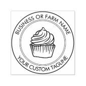 Tampon Auto-encreur Nom d'entreprise moderne personnalisé Adresse de l (Design)