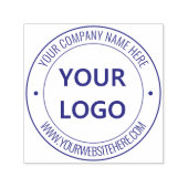 Tampon Auto-encreur Nom du logo de votre entreprise professionnelle Si (Design)