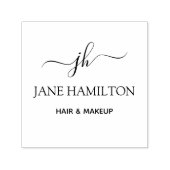 Tampon Auto-encreur Nom du monogramme du logo personnalisé initial (Design)