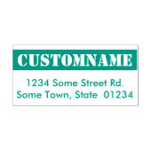 Tampon Auto-encreur Nom et adresse du contact oculaire (Design)