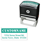 Tampon Auto-encreur Nom et adresse du contact oculaire (En situation)