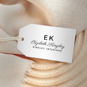 Tampon Auto-encreur Nom et entreprise personnalisés et élégants modern