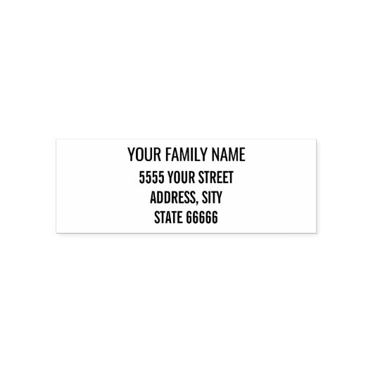 Tampon Auto-encreur Nom personnalisé Adresse de retour auto-écriture T (Design)