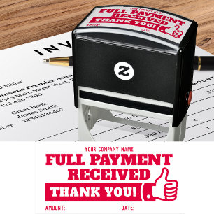 Tampon Auto-encreur Nom personnalisé - Paiement complet - THUMBS UP
