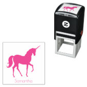 Tampon Auto-encreur Nom personnalisé Unicorn (En situation)