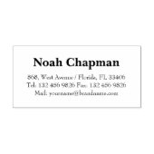 Tampon Auto-encreur Nom professionnel de base Coordonnées (Design)