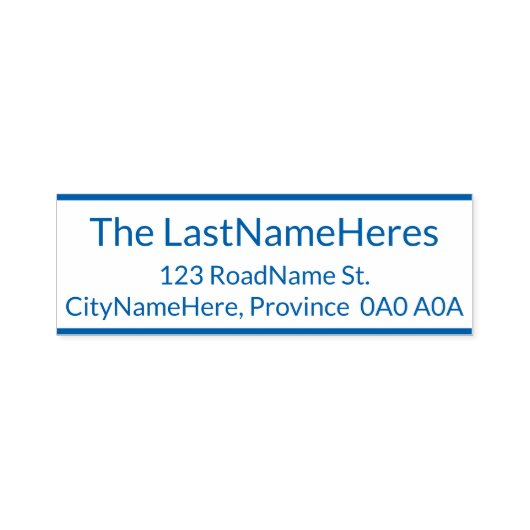 Tampon Auto-encreur Nom professionnel, simple et simple + adresse (Design)