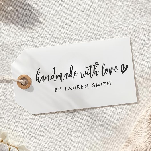 Tampon Auto-encreur Nom Rustique moderne personnalisé fait main avec a