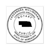 Tampon Auto-encreur Notaire Public Nebraska (Design)