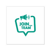 Tampon Auto-encreur notre équipe s'est jointe (Design)