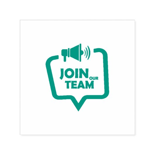 Tampon Auto-encreur notre équipe s'est jointe (Design)