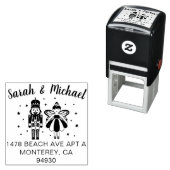 Tampon Auto-encreur Notre premier Nutcracker de Noël Princesse Fairy (En situation)