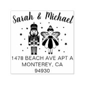 Tampon Auto-encreur Notre premier Nutcracker de Noël Princesse Fairy (Design)