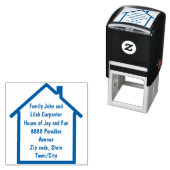 Tampon Auto-encreur nouvelle adresse domicile (En situation)