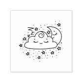 Tampon Auto-encreur nuage-rêve-étoile-nuit-lune-mignonne (Design)