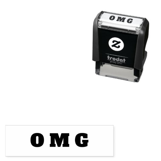 TAMPON AUTO-ENCREUR  O M G (En situation)