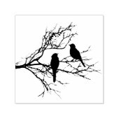 Tampon Auto-encreur Oiseaux sur une branche (Design)