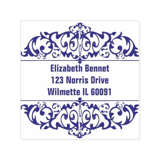 Tampon Auto-encreur Ornement Filigrane (Design)