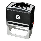 Tampon Auto-encreur Ours noir Silhouette Faune Animaux sauvages (Produit)