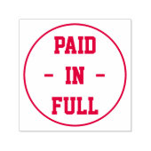 Tampon Auto-encreur "PAIÉ EN PLEIN" dans un plan circulaire (Design)