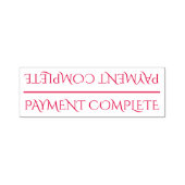 Tampon Auto-encreur "PAIEMENT COMPLET" Timbre en caoutchouc (Design)