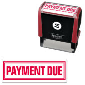 TAMPON AUTO-ENCREUR  PAIEMENT DE BUREAU EN RAISON D'UN PIÈGE D'AUTO-INK (En situation)