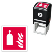 Tampon Auto-encreur Panneau de sécurité de la station de déverrouillag (En situation)