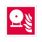 Tampon Auto-encreur Panneau de sécurité de l'extincteur fixe (Design)