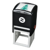 Tampon Auto-encreur Papier à papier Mariage rustique Pine Tree (Produit)