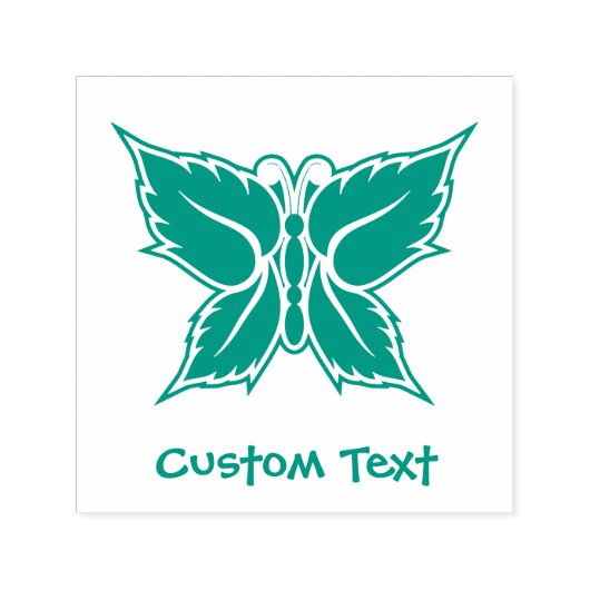 Tampon Auto-encreur Papillon à menthe (Design)