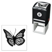Tampon Auto-encreur Papillon monarque (En situation)