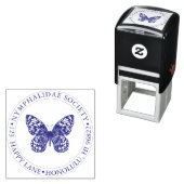 Tampon Auto-encreur Papillon PixDezines (En situation)