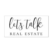 Tampon Auto-encreur Parlons immobilier (Design)