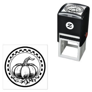 Tampon Auto-encreur Parti Citrouille parfait