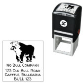 Tampon Auto-encreur Pas de Bull (En situation)