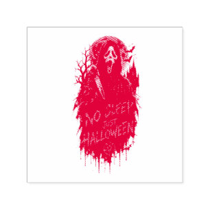 Tampon Auto-encreur Pas de sommeil, juste un cri d'Halloween Design go