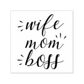 Tampon Auto-encreur Patron maman femme (Design)