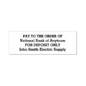 Tampon Auto-encreur Payer À La Commande De Personnalisable (Design)