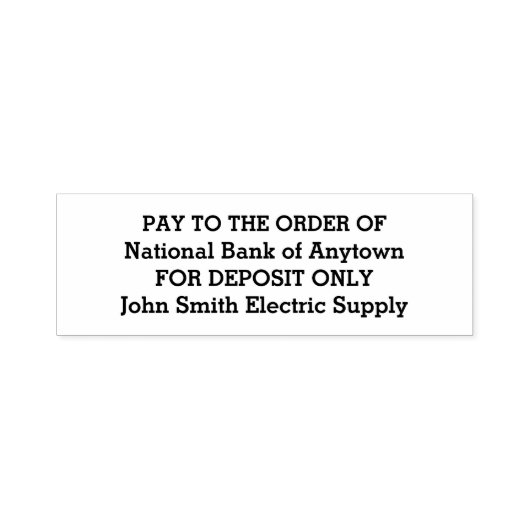 Tampon Auto-encreur Payer À La Commande De Personnalisable (Design)