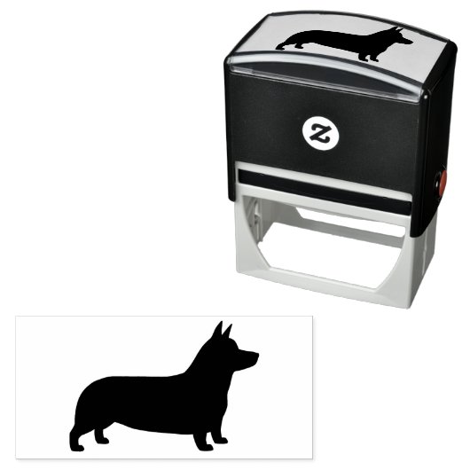 Tampon Auto-encreur Pembroke Welsh (En situation)