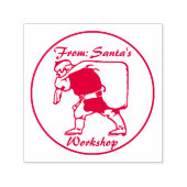 Tampon Auto-encreur Père Noël avec sac (Design)