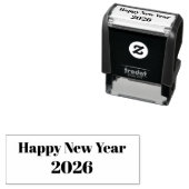 Tampon Auto-encreur personalize text self-inking stamp (En situation)