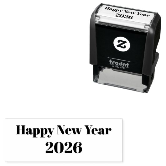 Tampon Auto-encreur personalize text self-inking stamp (En situation)
