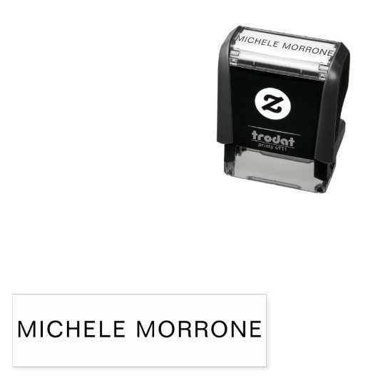 Tampon Auto-encreur Personalized Custom Name Office Use (En situation)