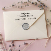 Tampon Auto-encreur Personalized Self Inking Address Name Stamp